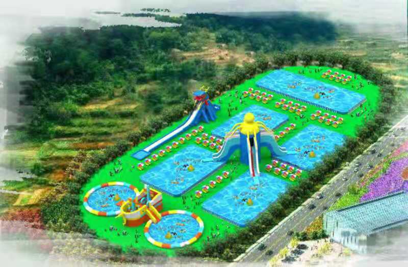 柳南高尔夫球场移动水上乐园